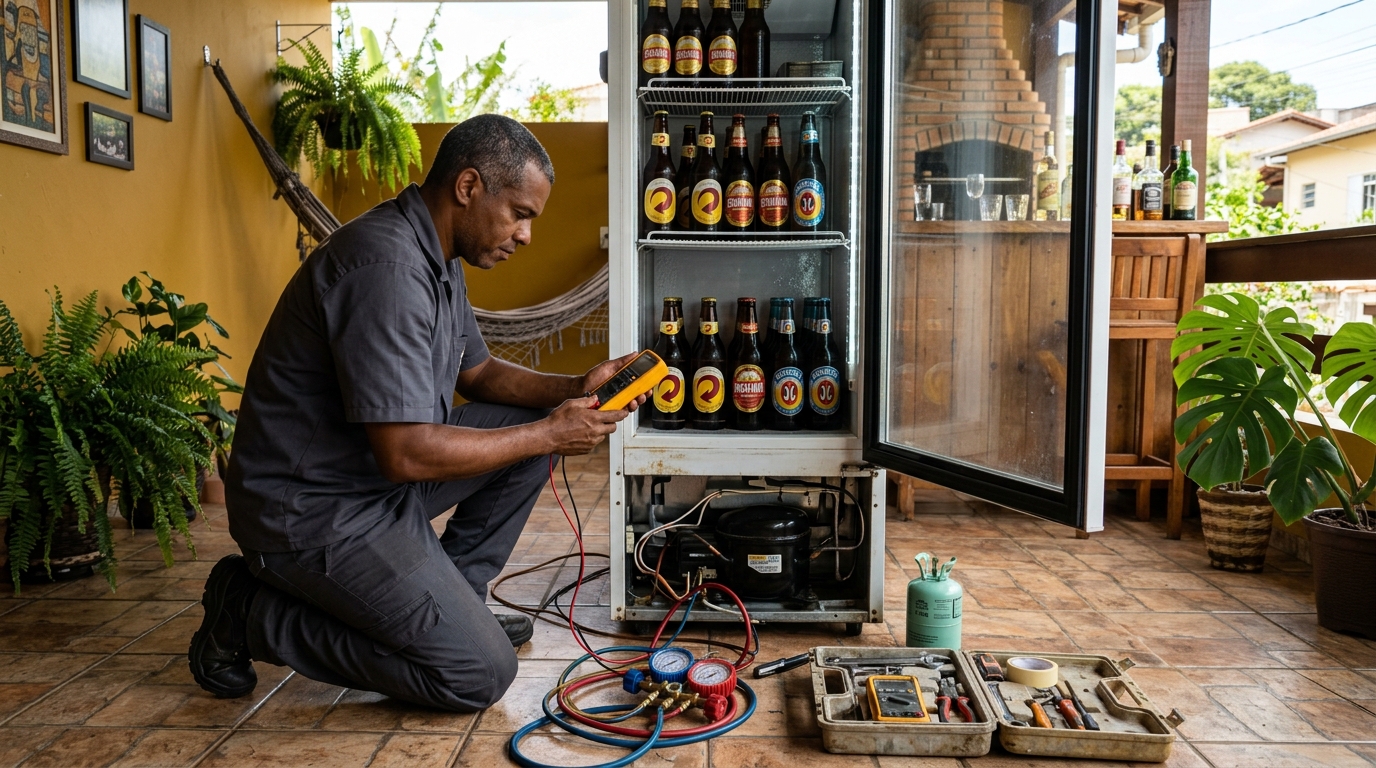 Conserto de placa eletrônica de cervejeira em Brasília‑DF